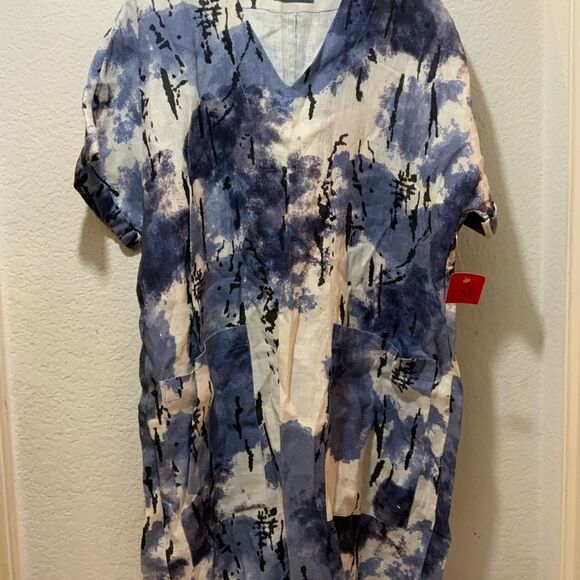 NWOT Alembika Dress blue XS - Picture 3 of 8